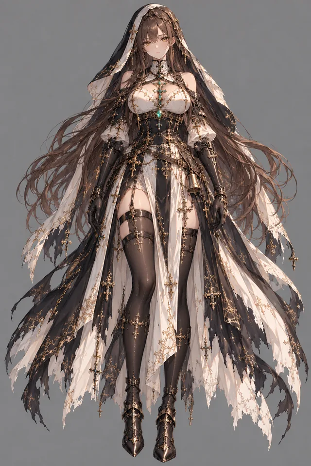 LING, full-body character sheet