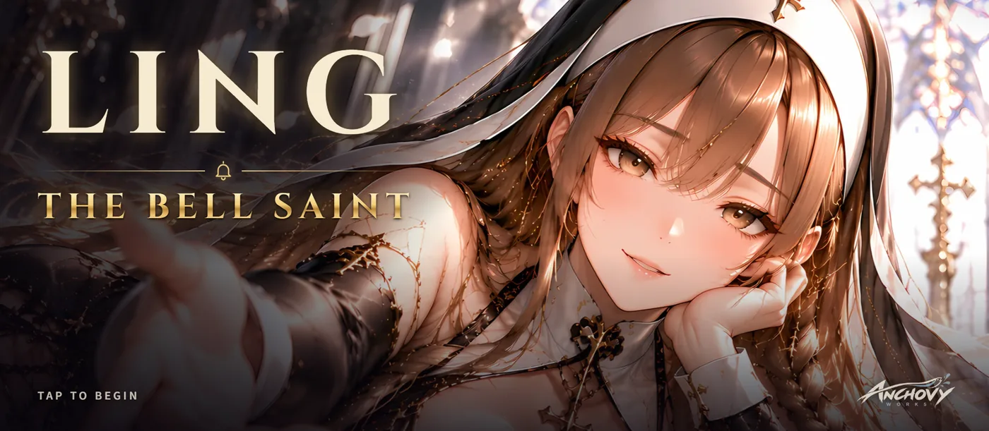 LING the Bell Saint: Title screen